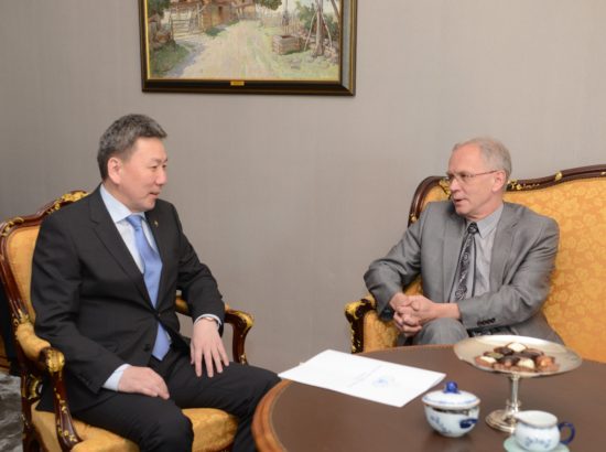 Kohtumine Mongoolia välisministri Luvsanvandan Boldiga